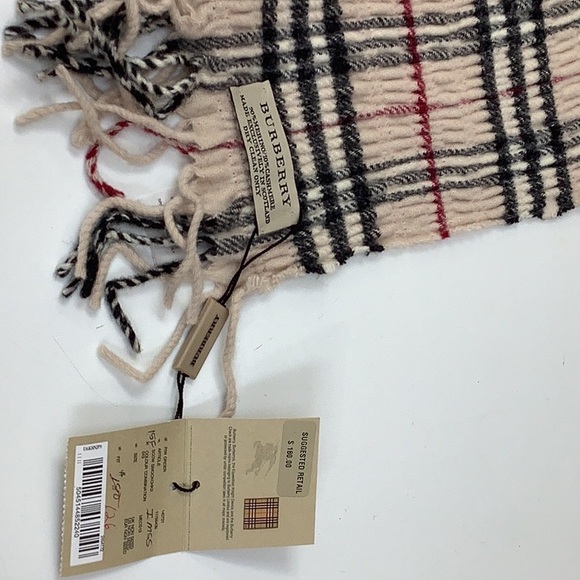 Burberry wool/ cashmere scarf - Picture 2 of 3